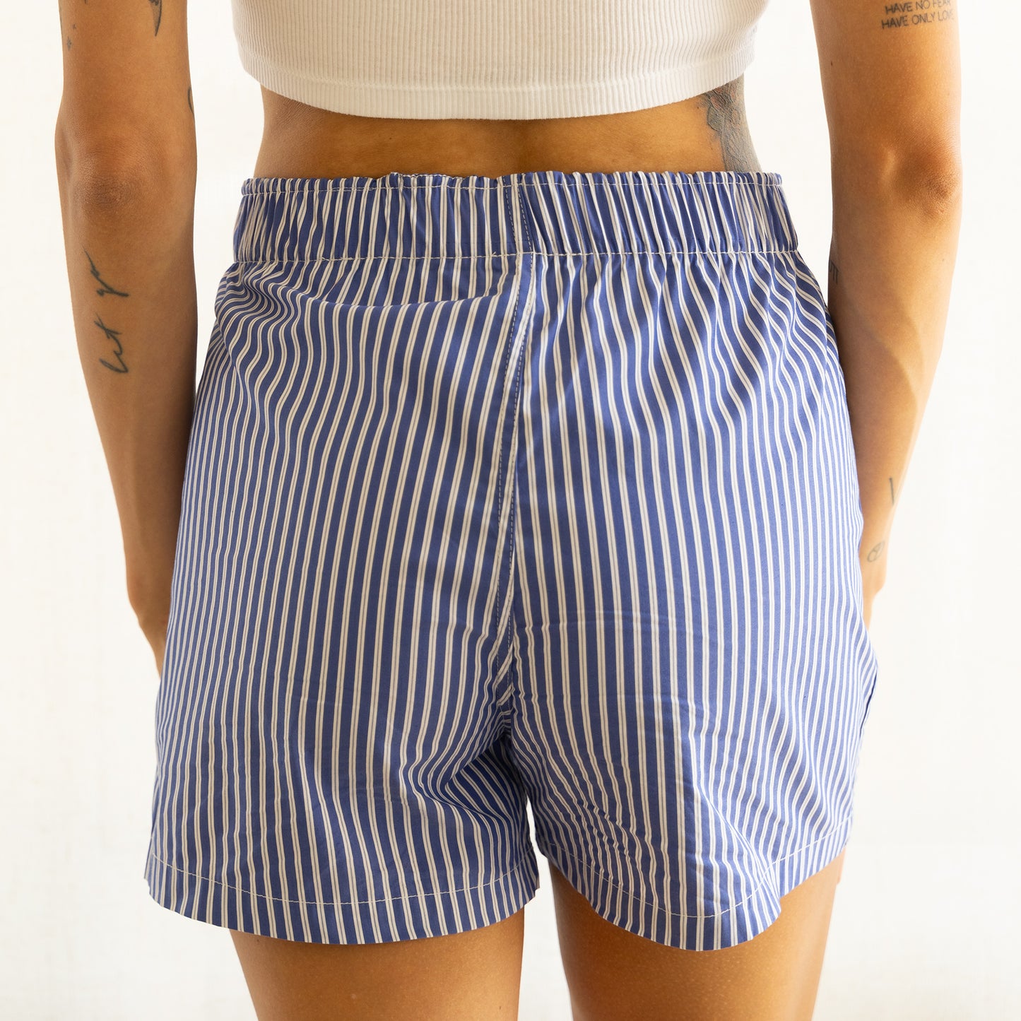 Contrast Stripes - Royal Blue