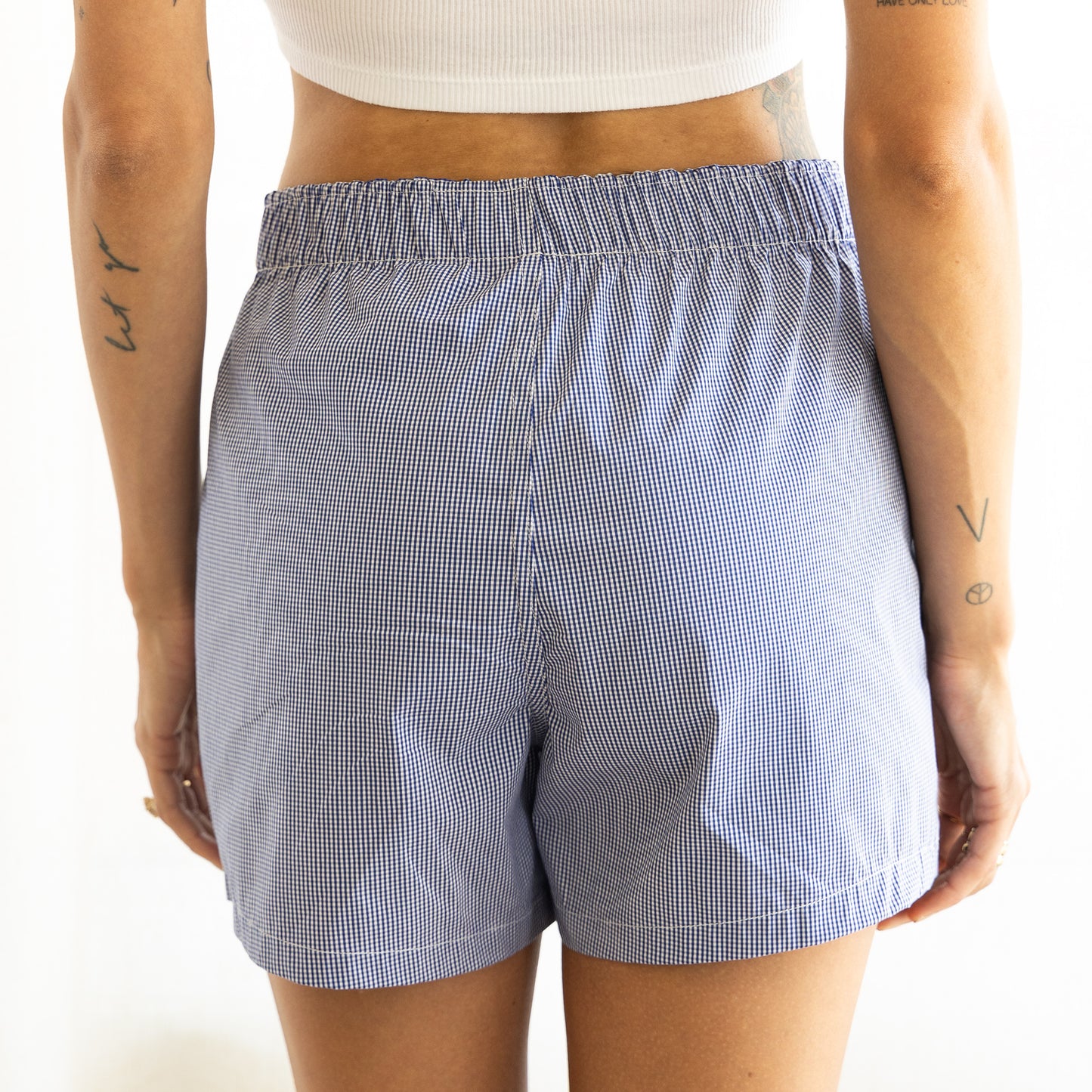 Mini Check Plaid - Royal Blue