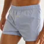 Mayfair Check Boxer Shorts – Ice Blue 1