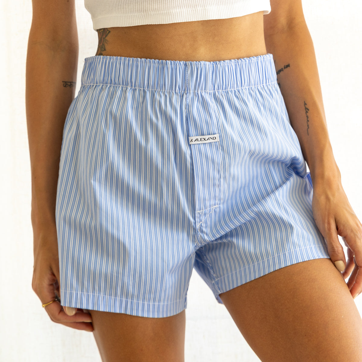 Wall Street Stripe - Ice Blue