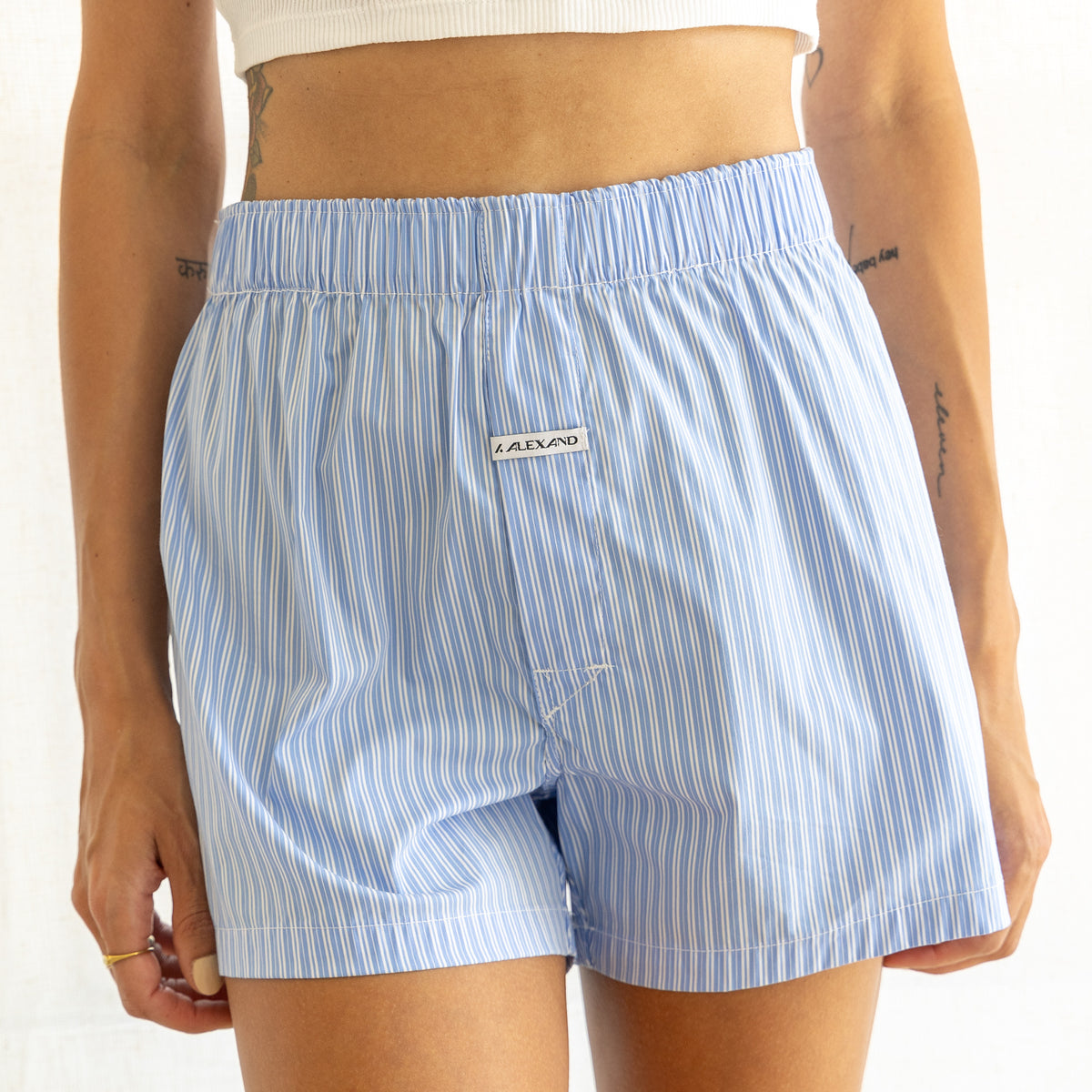 Wall Street Stripe - Ice Blue