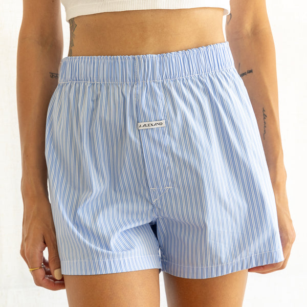 Wall Street Stripe - Ice Blue