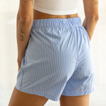 Wall Street Stripe - Ice Blue 4
