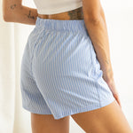 Wall Street Stripe - Ice Blue 1