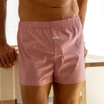 Mayfair Check Boxer Shorts - Crimson Red 6