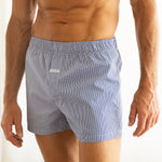 Mayfair Check Boxer Shorts - Royal Blue 3